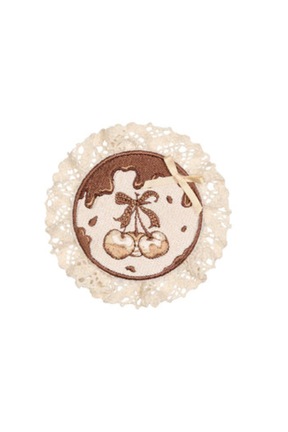 Kleines Bär-Dessert-Haus Kleid + Rock + Schürze + Brosche + Überrock