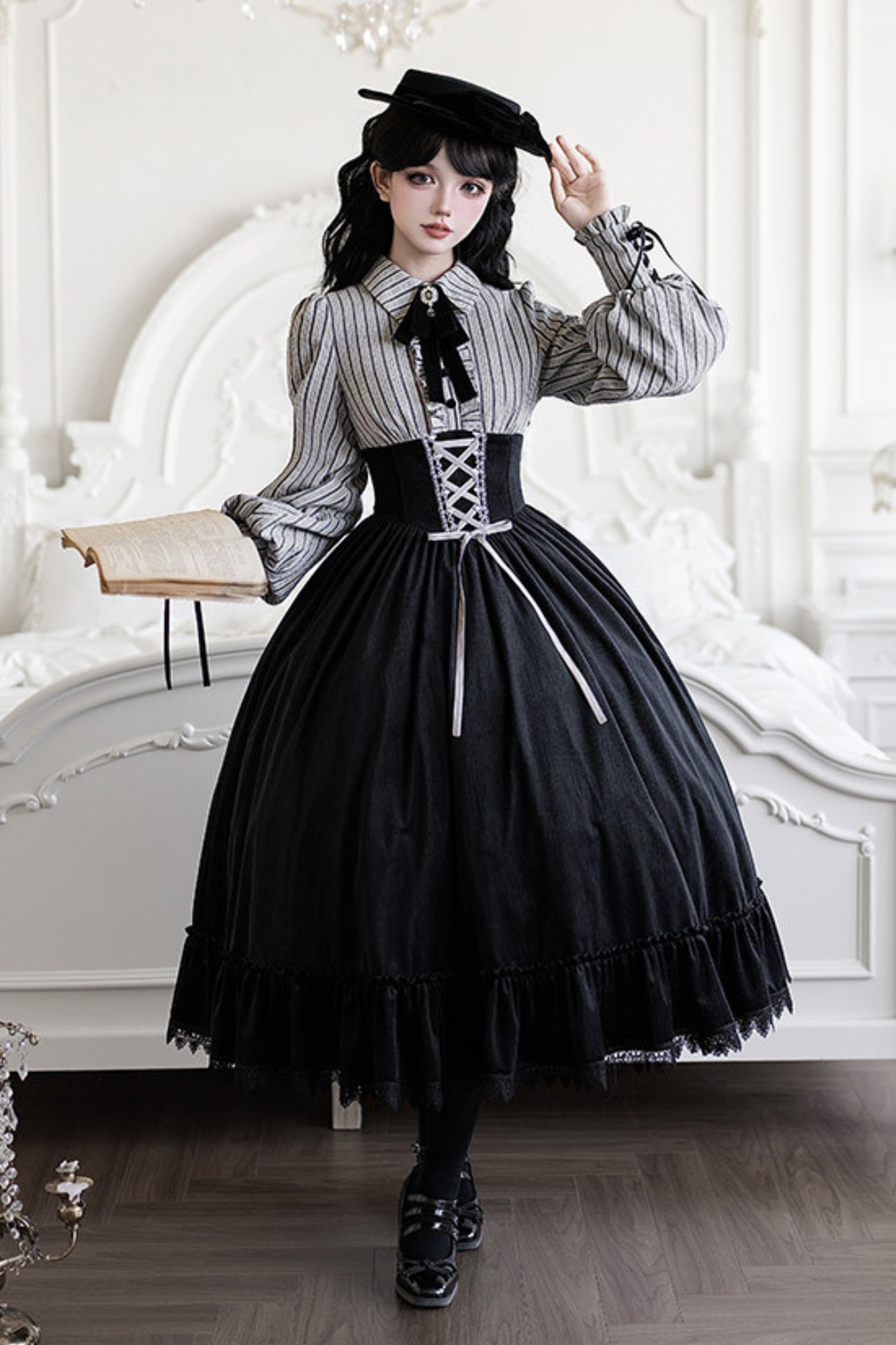 Fishtail Dress + Flare Dress + Hat + Hairband