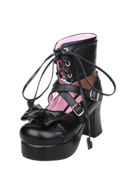 Lace-Up Lolita Shoes