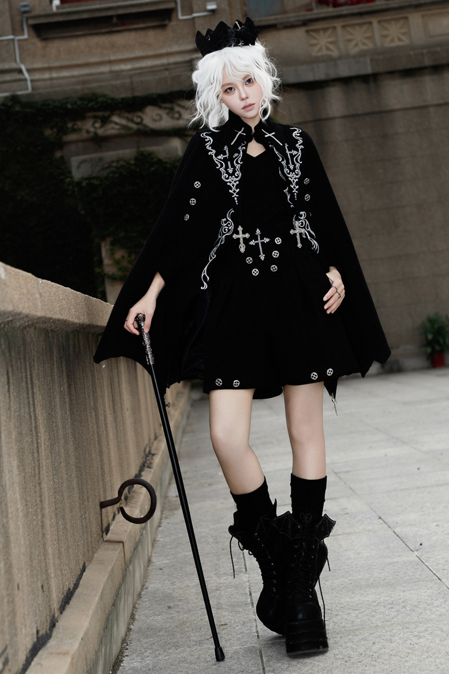 エターナルナイトゴシックケープ+トップス+パンツ