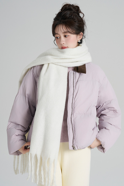 スイートカラーマカロンダウンジャケット