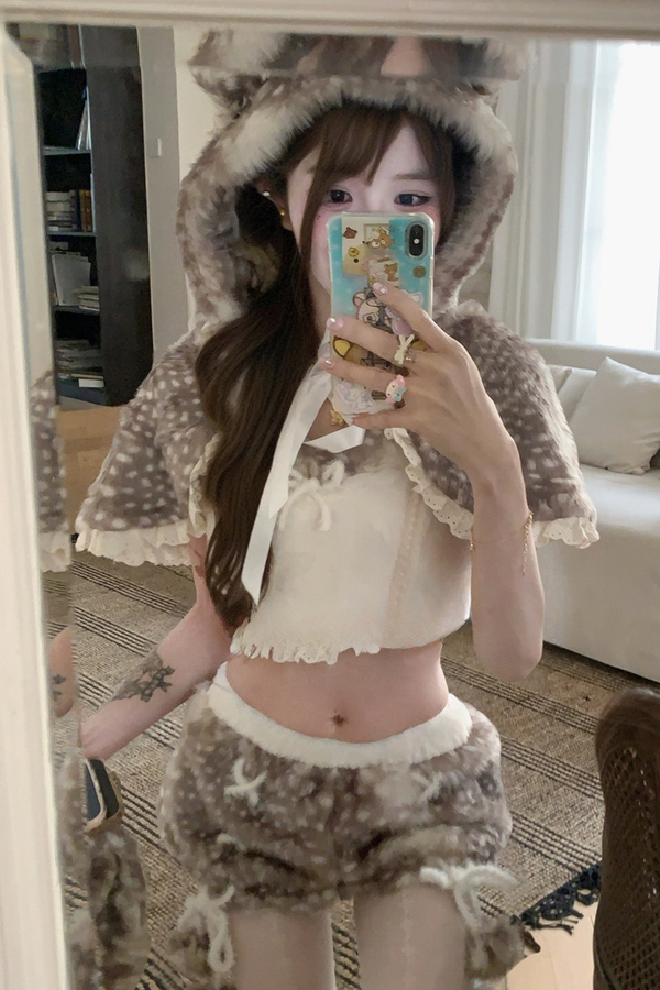 バンビマント+キャミソール+パンツ