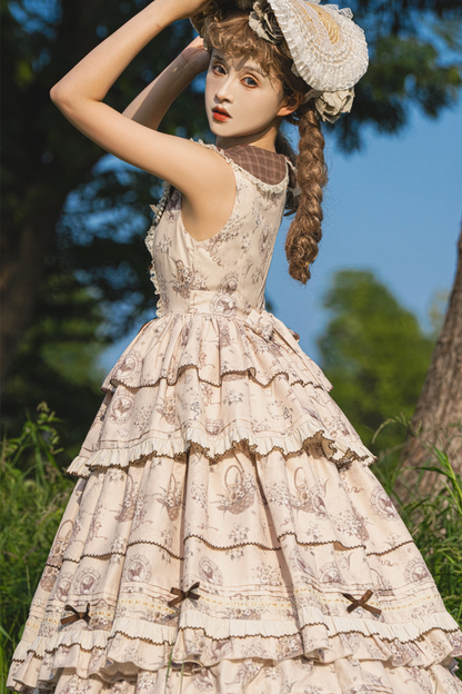 ブニングタイムエレガントロリータドレス+ドールカーディガン