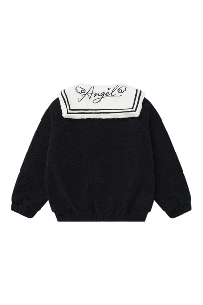 Cat Sailor Loose Zip Jacket