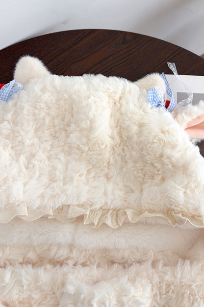 ラムファーハット+スカーフ