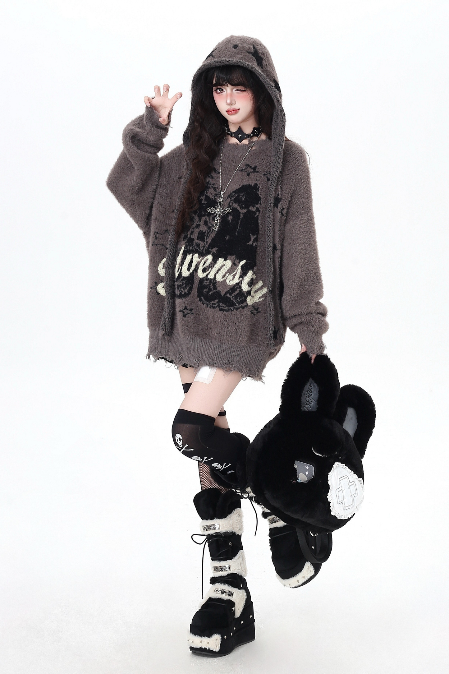 アメリカンイミテーションミンクファーセーター