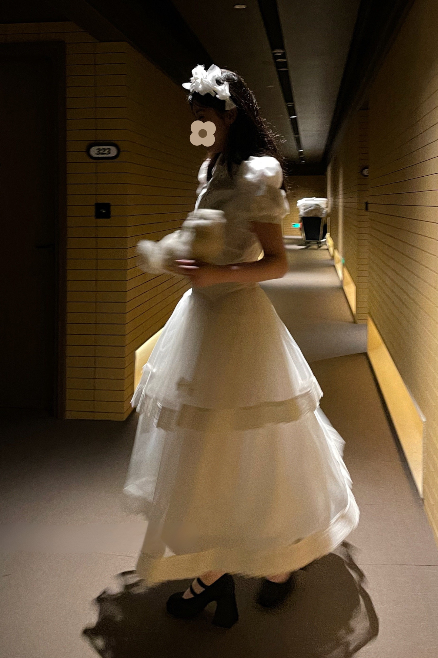 Spider Web French Blouse