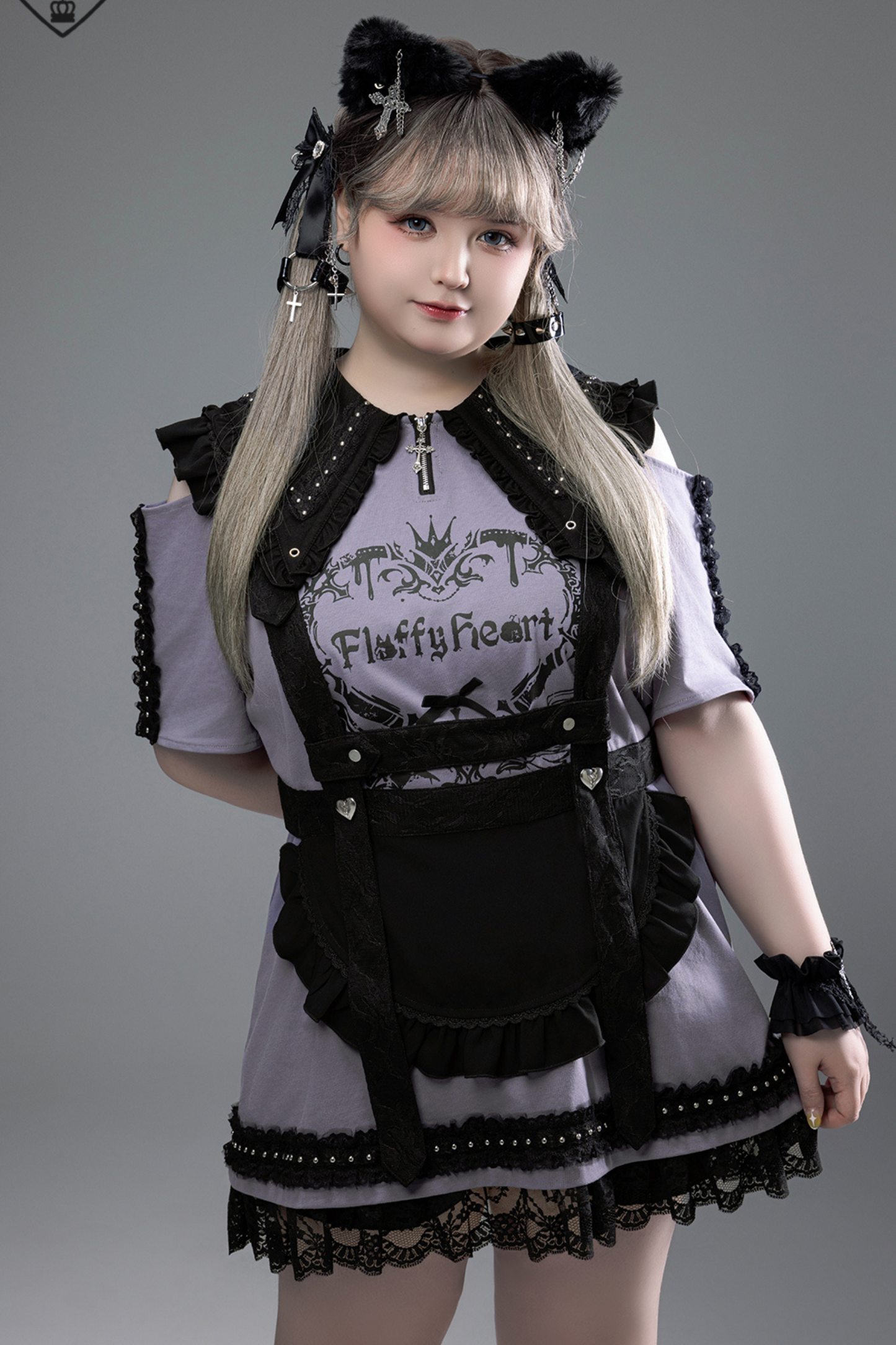 Witch Apprentice Subculture T-shirt Dress + Suspender Apron