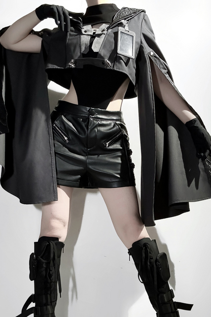 [Reservation Product] Jinbu Lolita Mode Wide Jacket + Top + Shorts