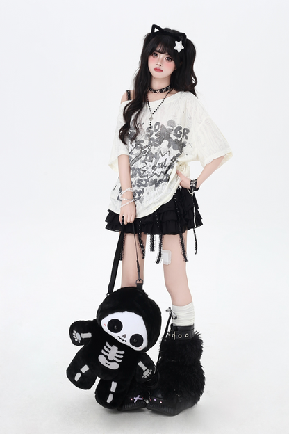 Light Asian Graffiti Sweet Cool Top