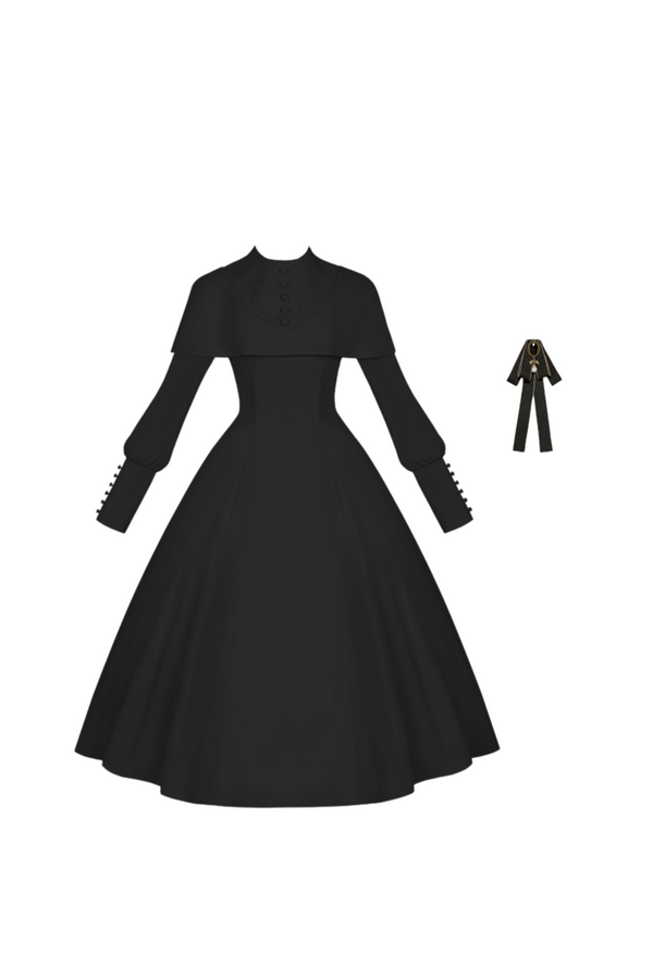 Classic Retro Longhorita Dress