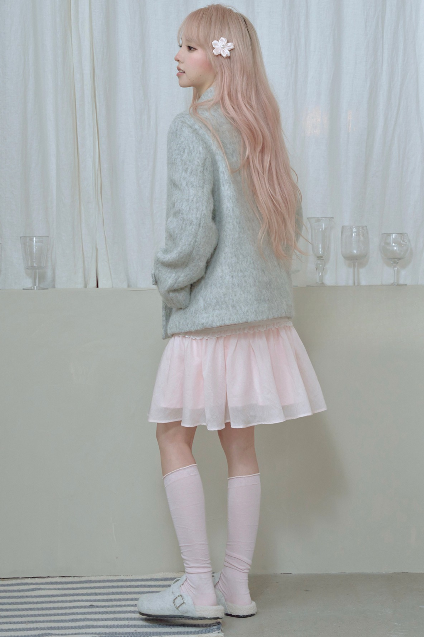 Sweet Double-Breasted Short Coat