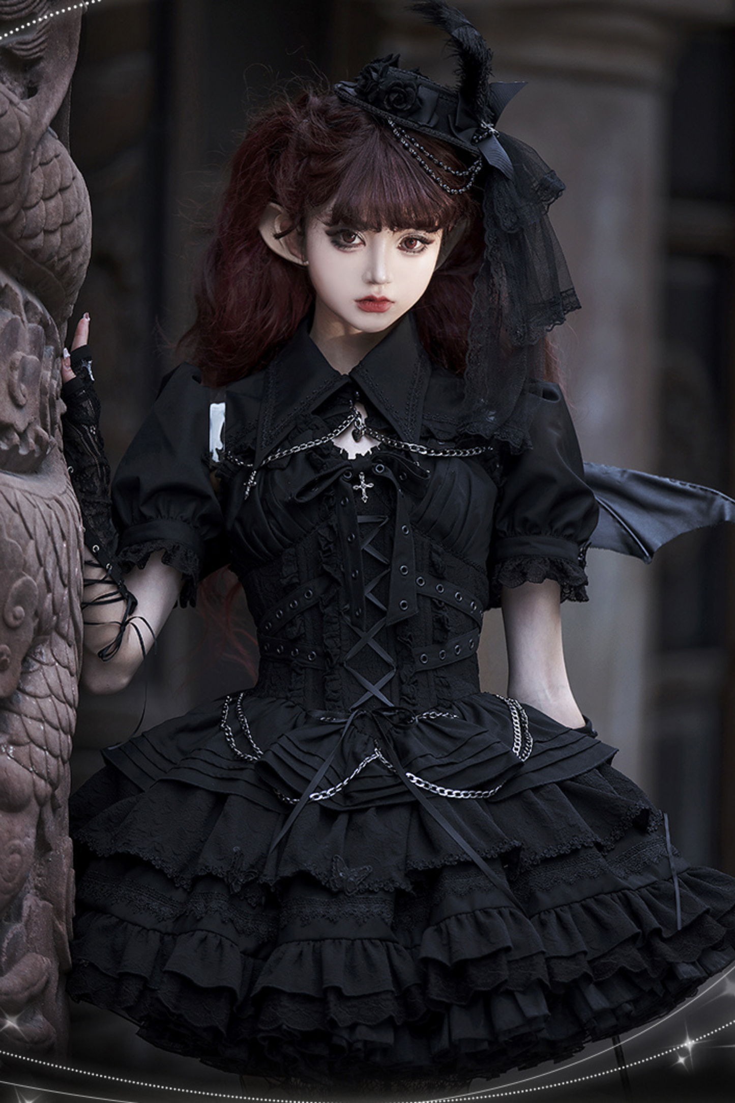 コントラクトクロスJSKゴシックエレガントロリータドレス