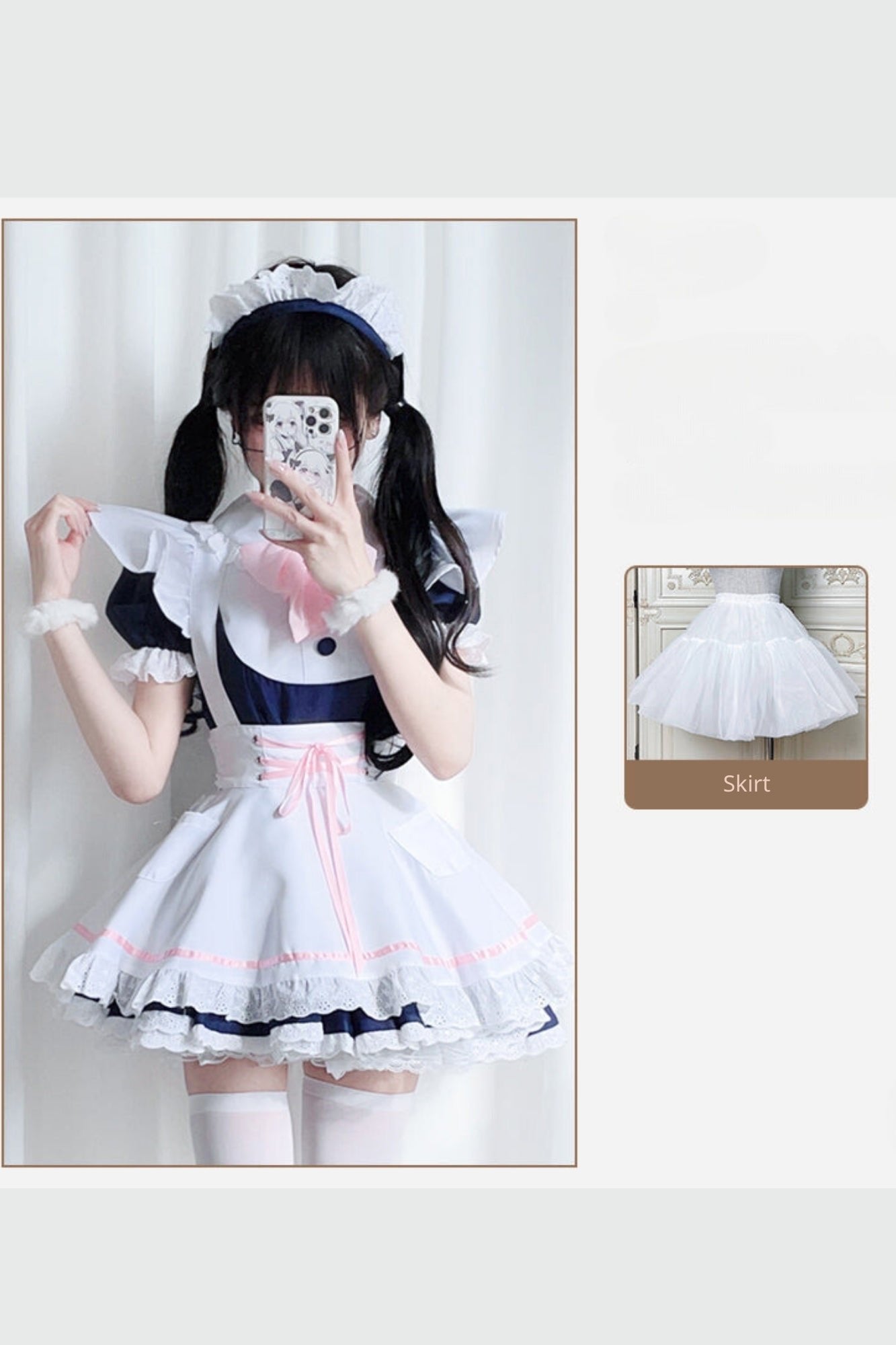 Bow Cat Maid Cosplay Dress