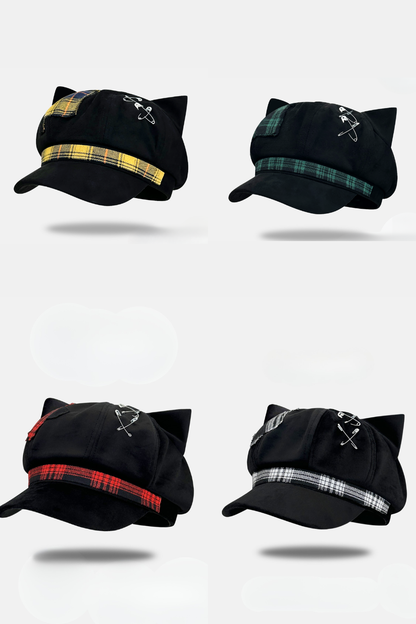 猫耳サブカルチェックハット