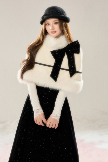 フレンチハイエンドマント +フレアスカート