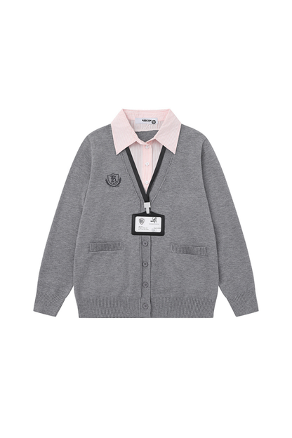 College Slim Knit Sweater