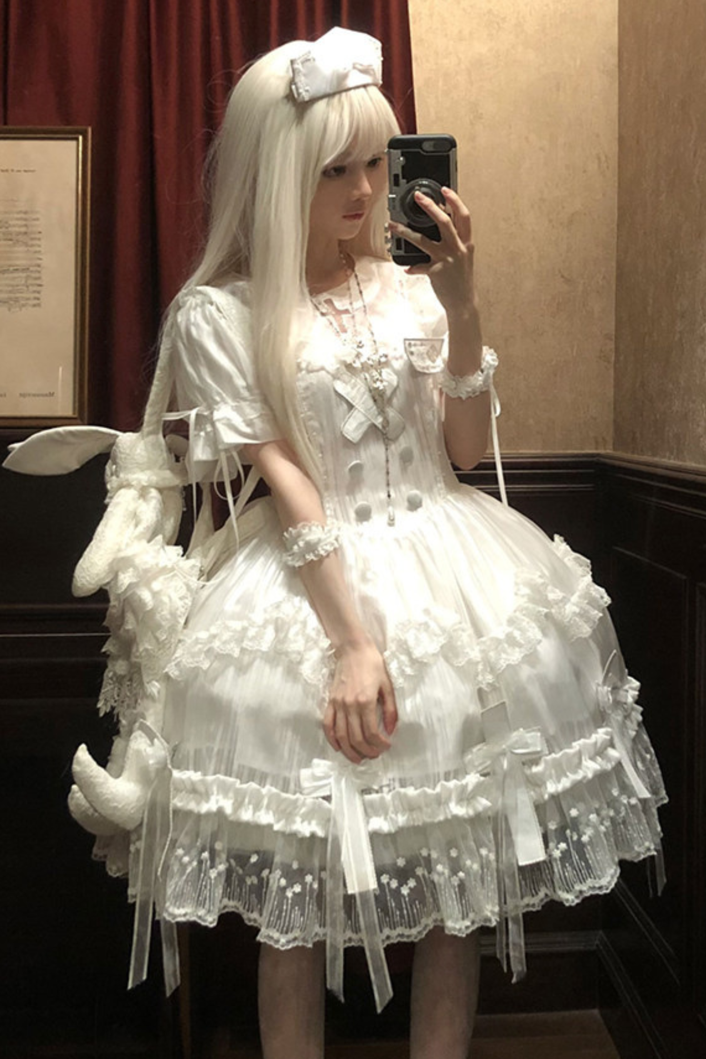 エンジェルナースローリタドレス+ナースハット