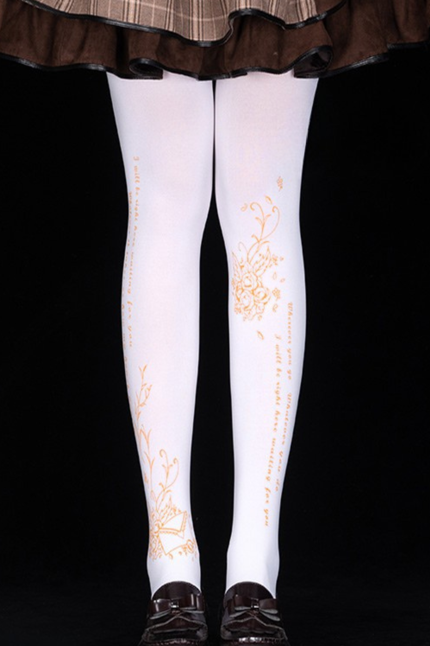 ローズポエムベルベットタイツ