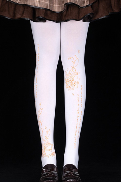 ローズポエムベルベットタイツ