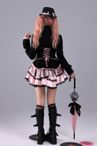 ブラックウールンファンタジージャケット