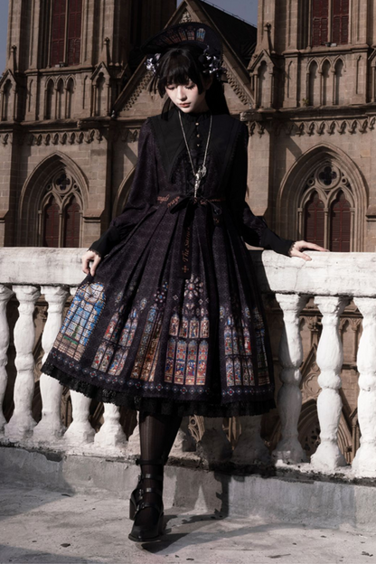 Gothic Classic Crown Lolita Dress