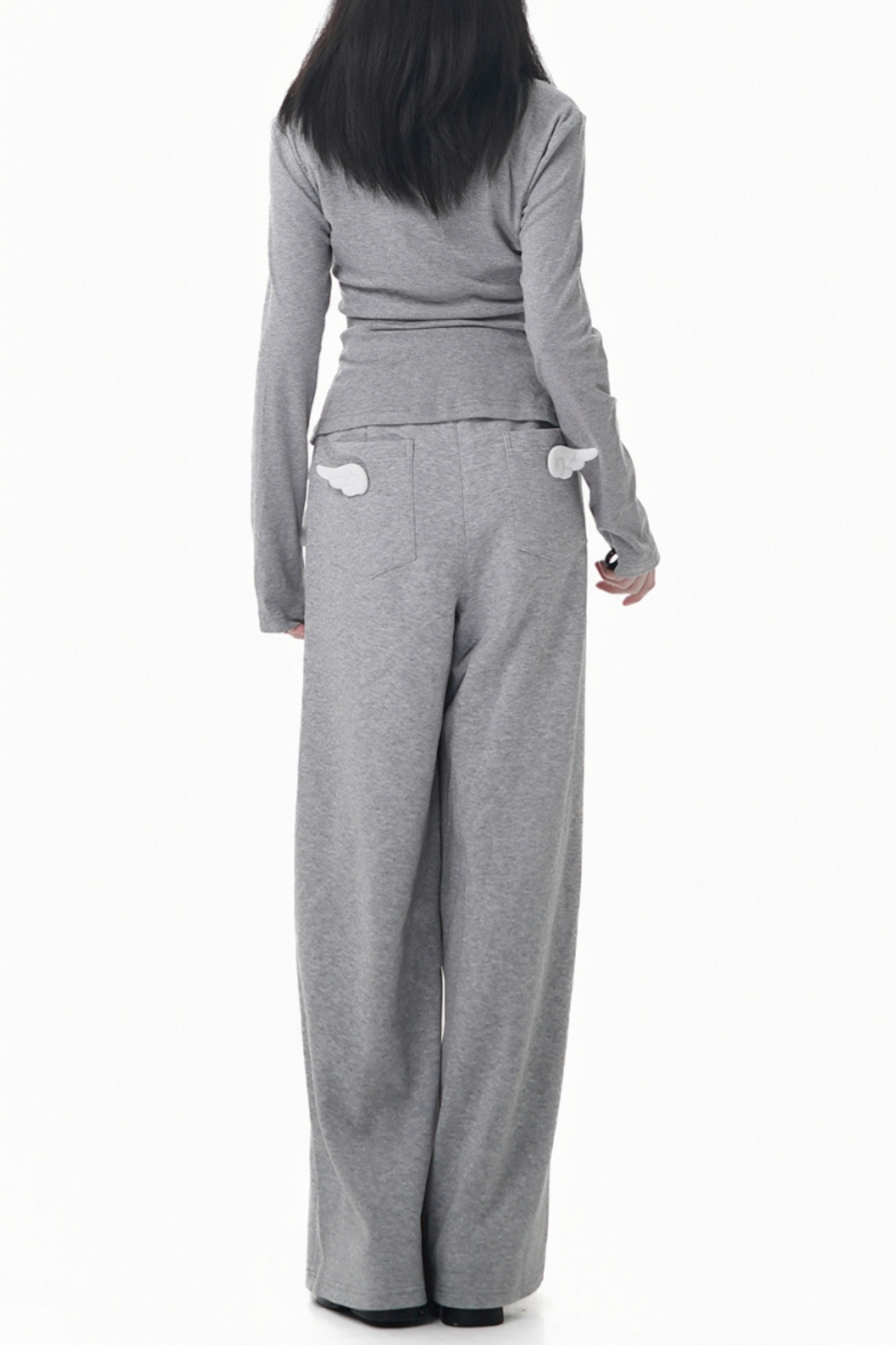 ワイドレッグスターペンダントパンツ