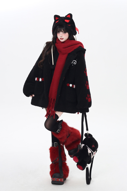 キャットラムウールコットンジャケット