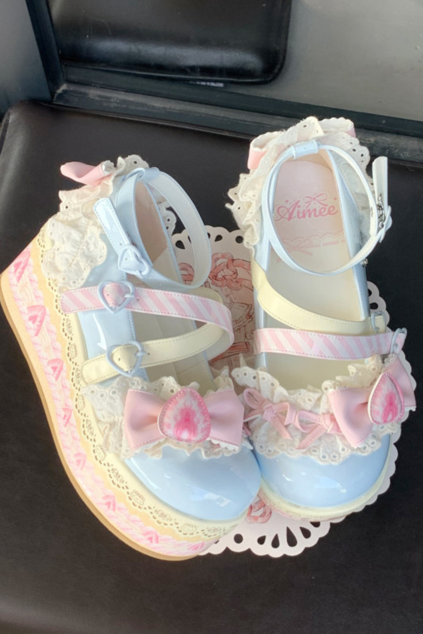 ストロベリーリミテッドロリータシューズ