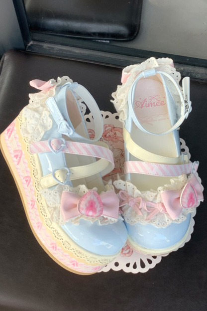 ストロベリーリミテッドロリータシューズ