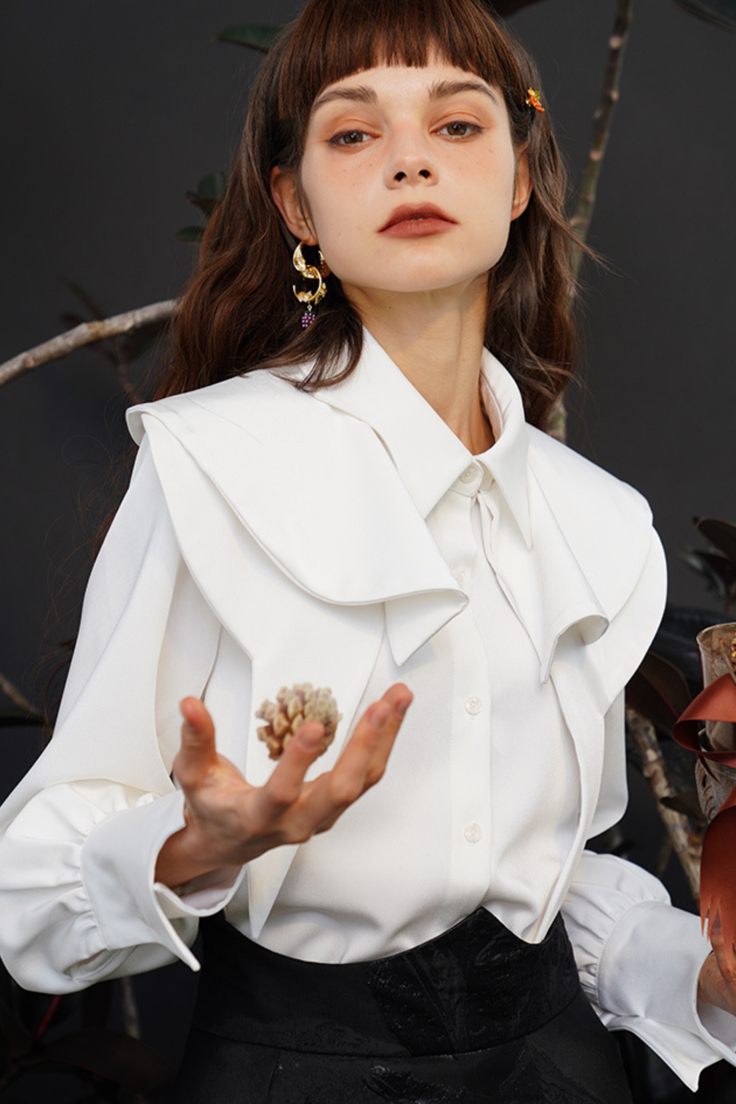 フレンチマントデザインレトロシャツ