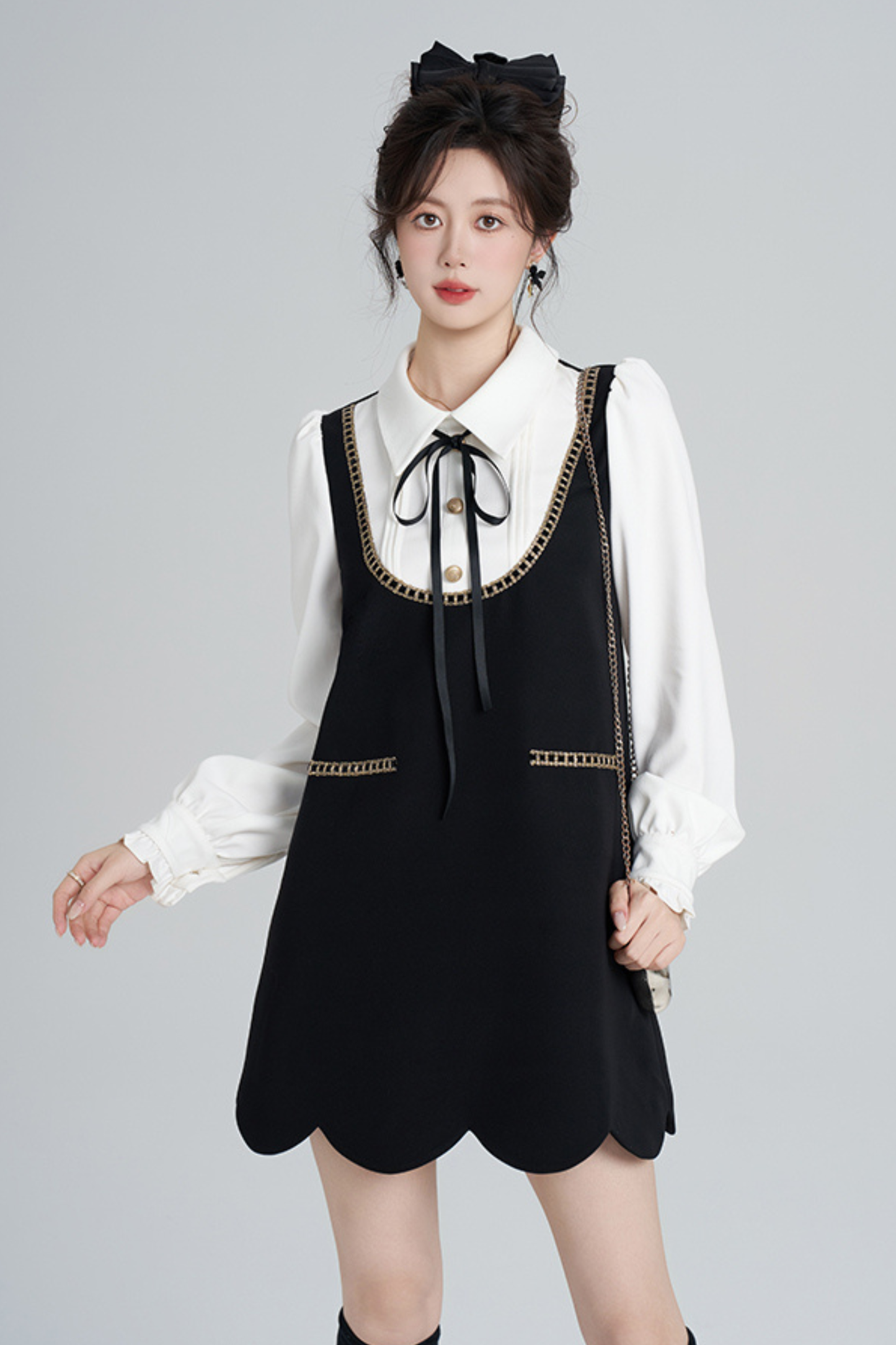 エレガントフレンチドールドレス