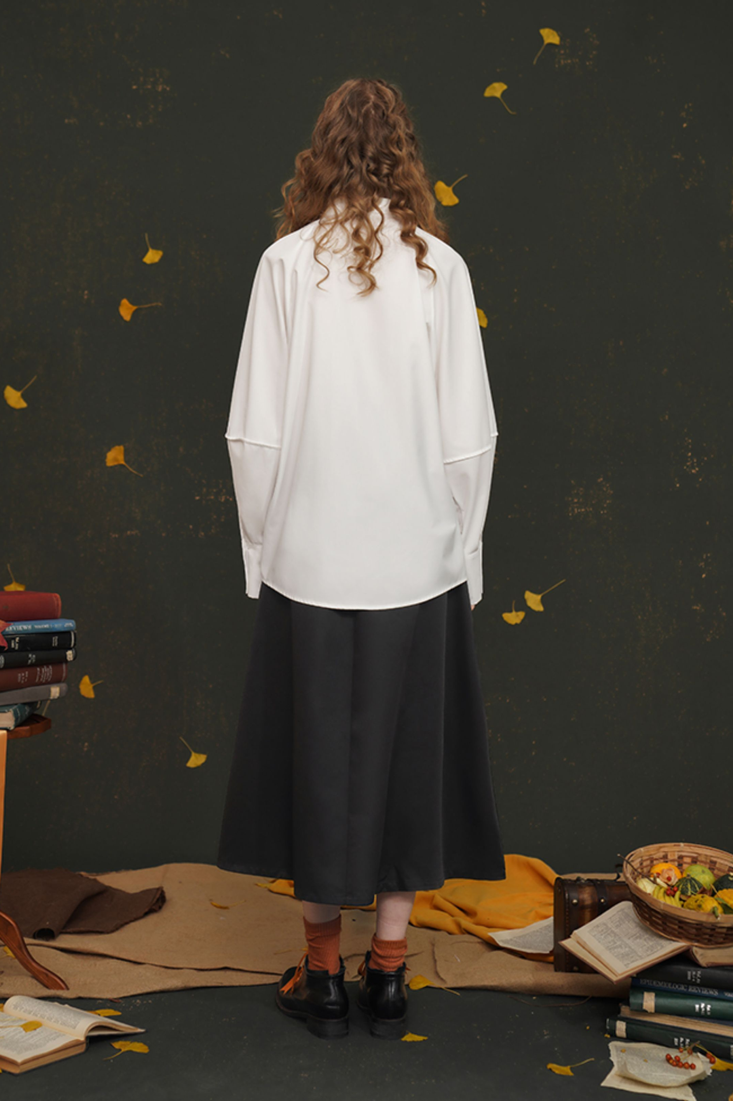 レトロラタンスリーブシャツ