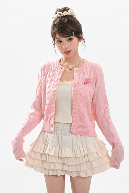 スイートガーリーニットカーディガン