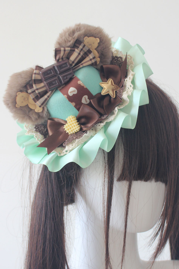 チョコミントロリータヘアアクセサリー+バッグ