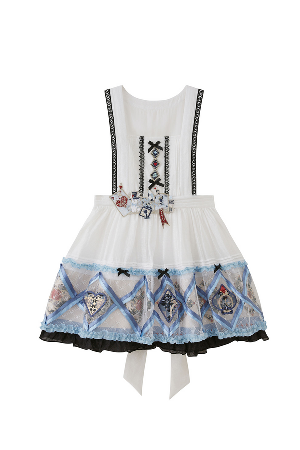 Alice World Lolita Dress + Apron + Accessories