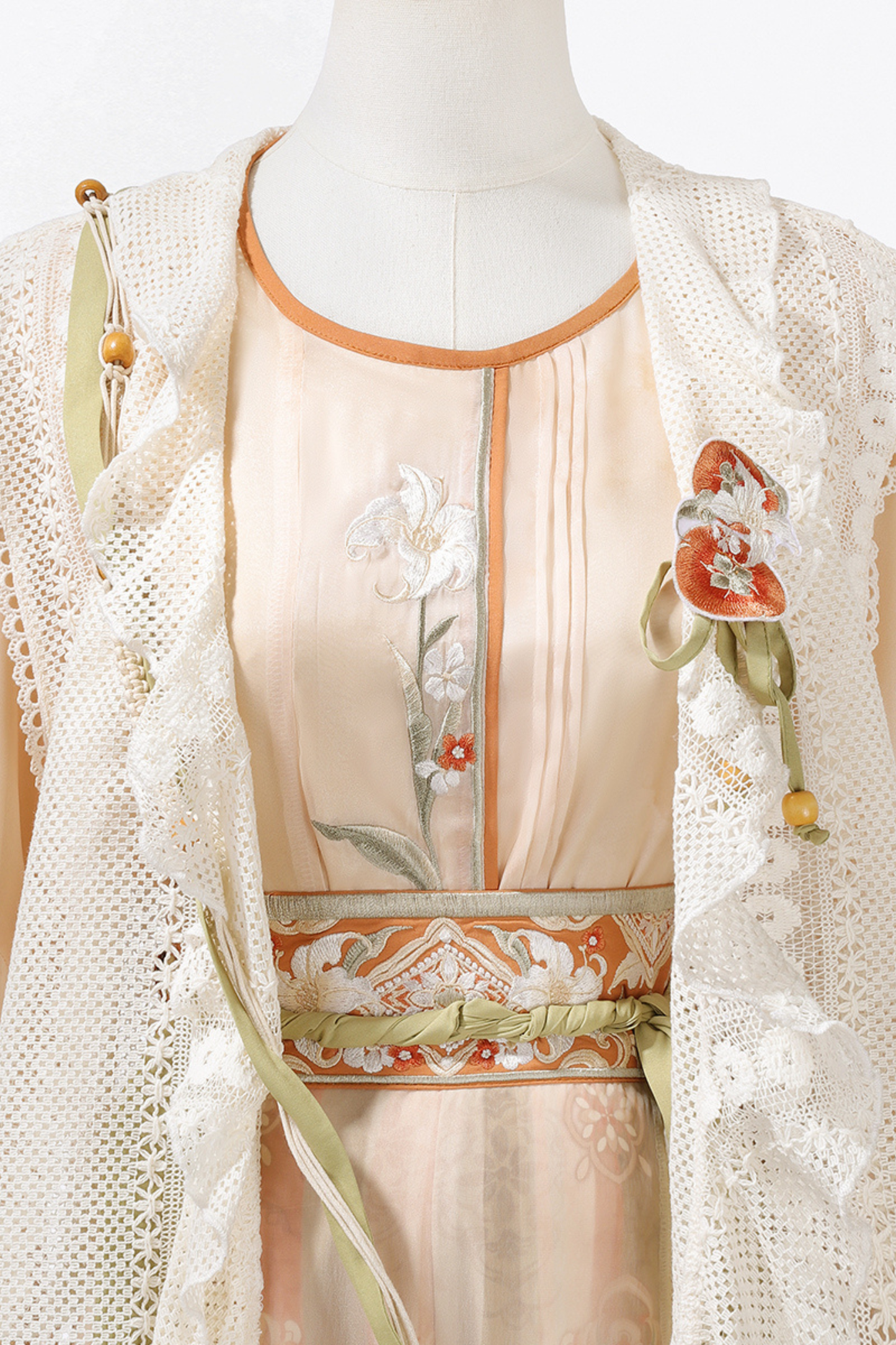 Neverland China Top + Vest + Skirt + Bag