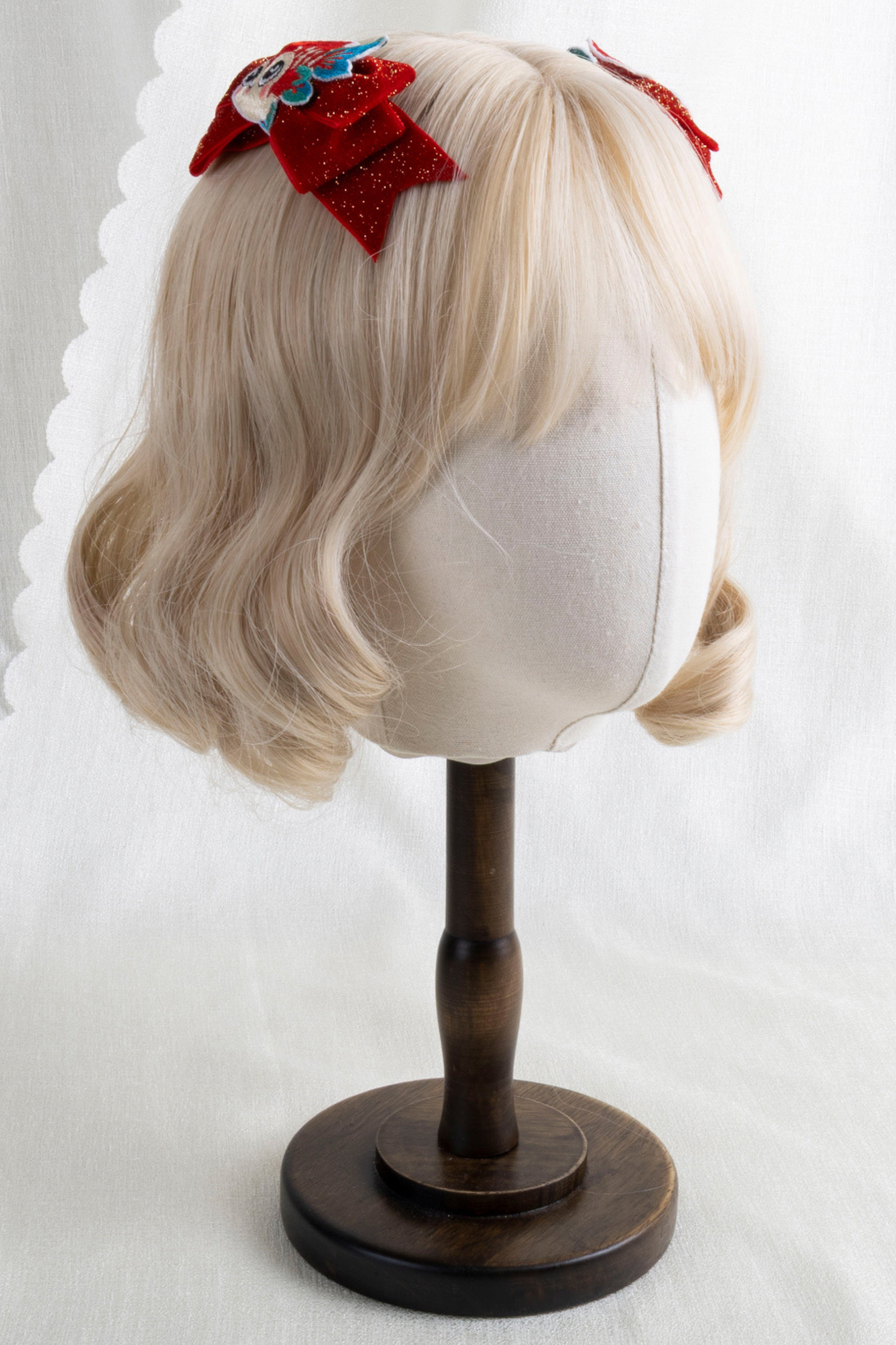 レッドベルベットロリータヘアクリップ