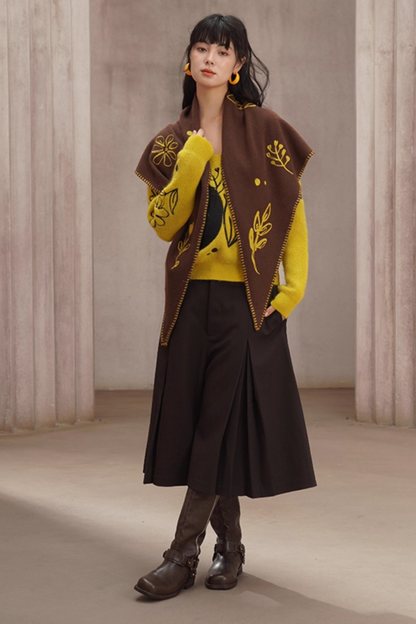 Cat Sweater Pullover Knit