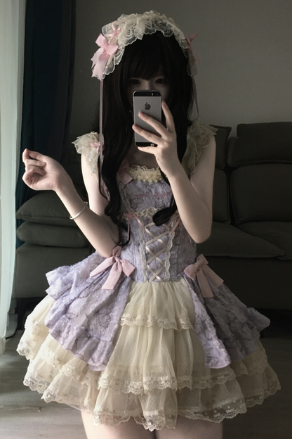 Butterfly Jacquard Sweet Princess Lolita Dress