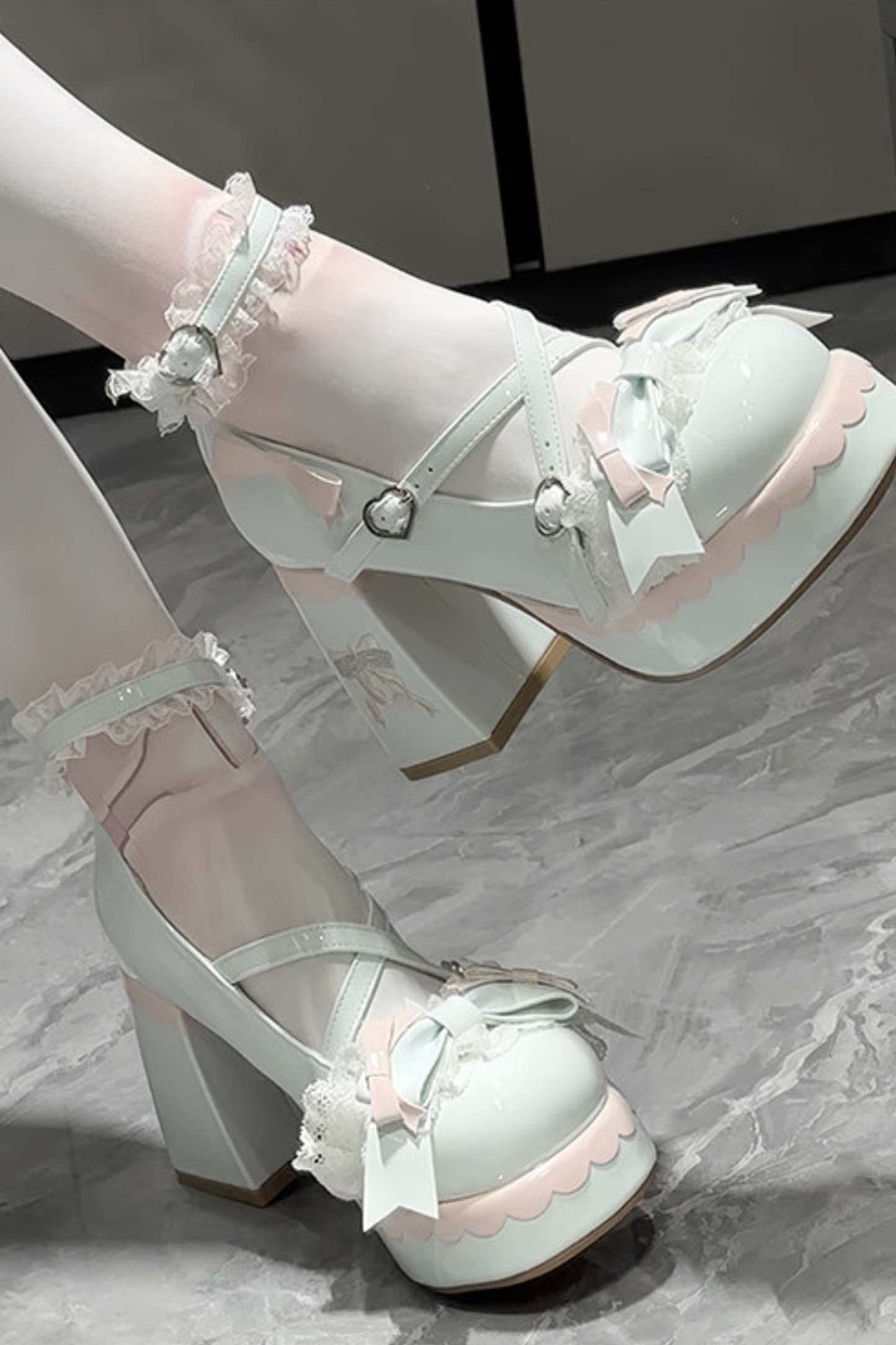 スイートレースリボンロリータシューズ