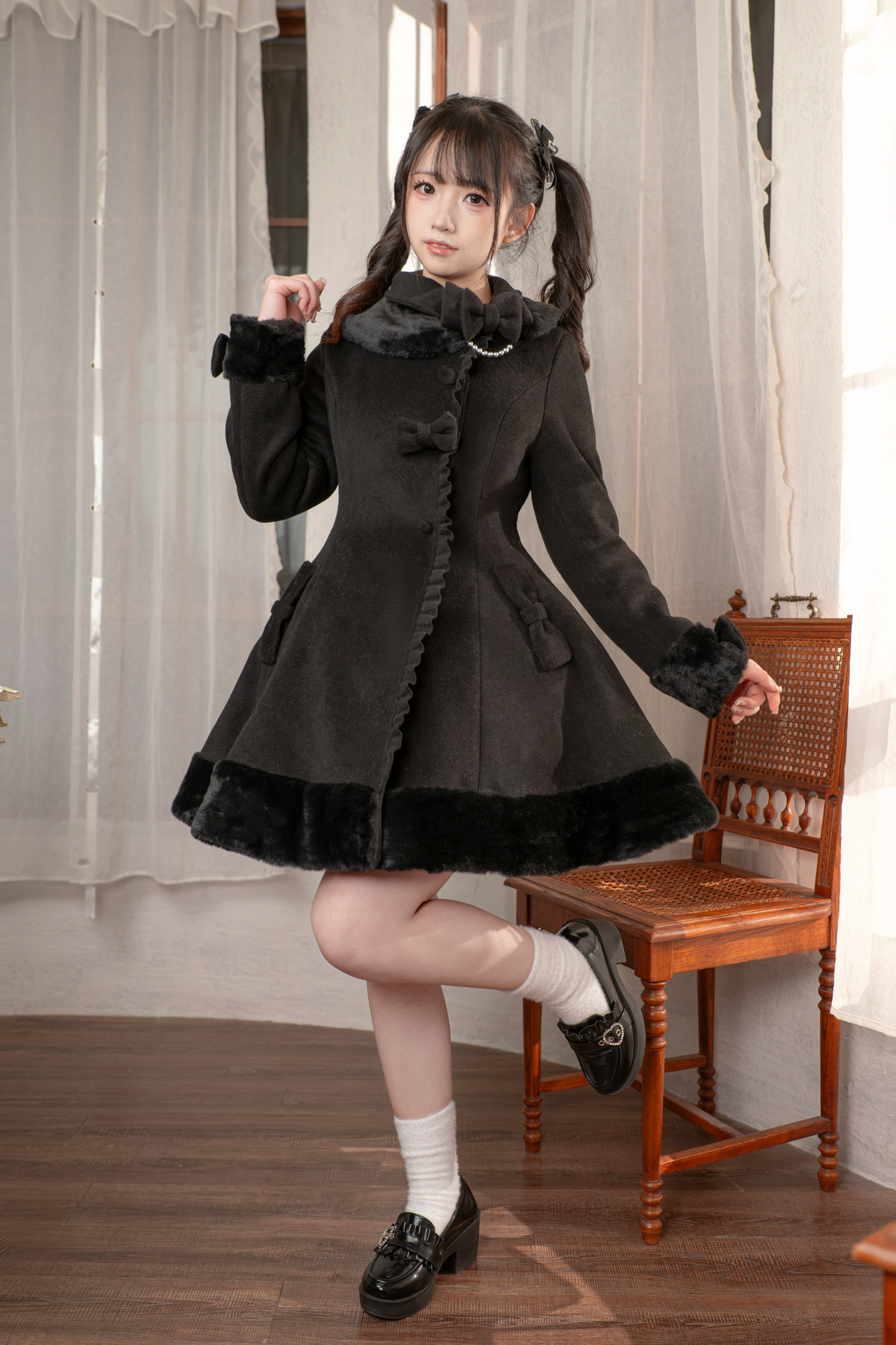 ロリータフレアキュートコート