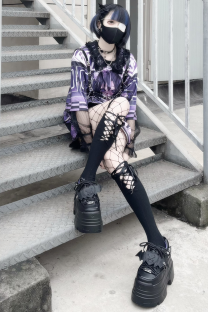 Sweet Cool Muffin Punk Platform Shoes