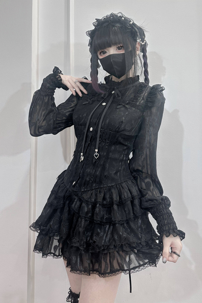 レースドレス+インナーパンツ