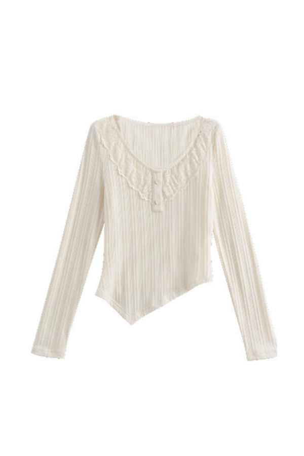 スイートスリムアシメトップス