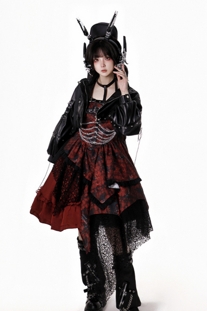 サブカルチャーダークゴシックハンサムセットアップ