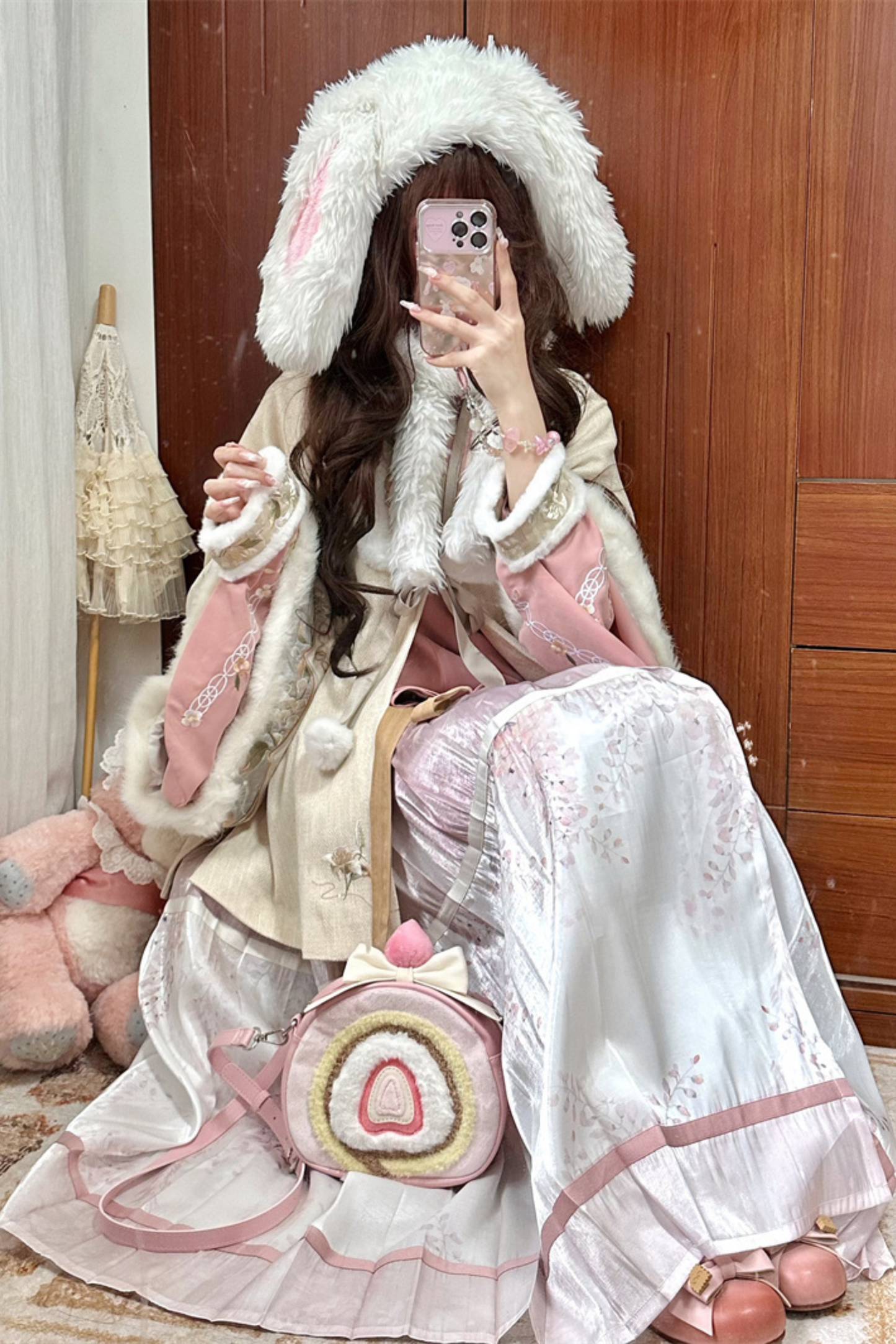 ストロベリーケーキロールバッグ ゴラムバザールバッグ