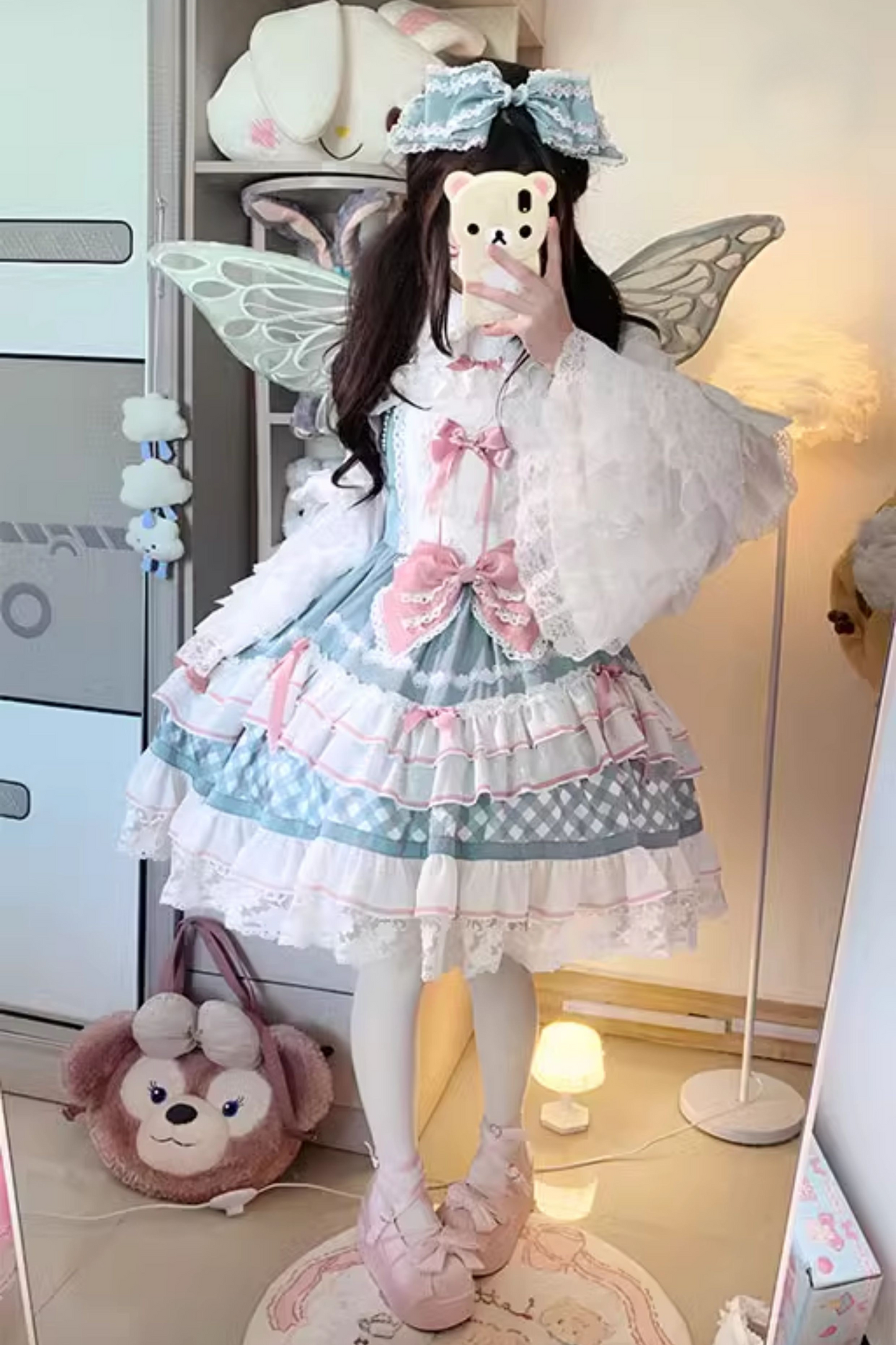 Lovely Heart Suspender Cake Dress + Headdress + Tail