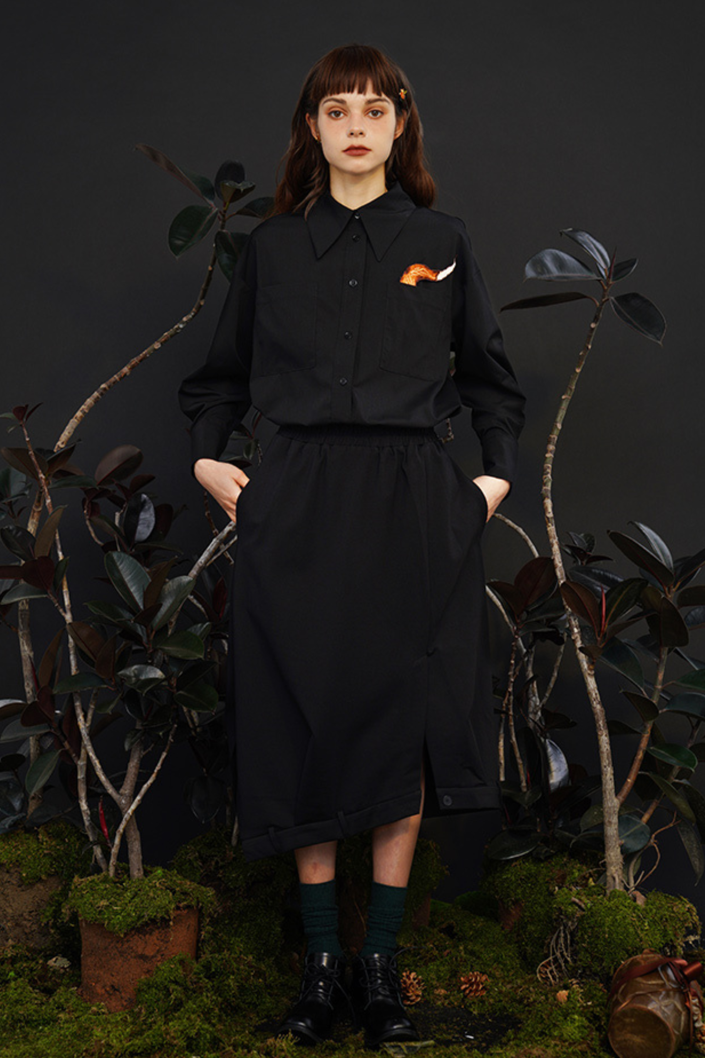 アニマルテールジェンダーレスアートシャツ