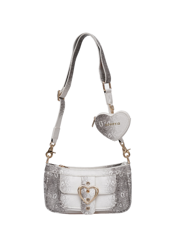 Heartling Belt Wan Shoulder Crocodile Bag